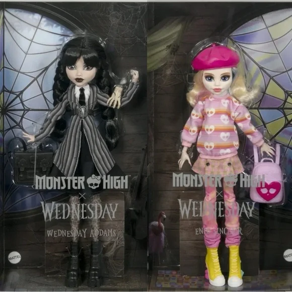 Monster High X Wednesday Adams Family Fashion Doll NEW - Picture 8 of 13